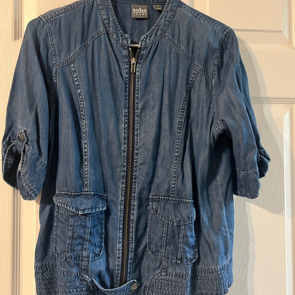 Soho Indigo Denim Top